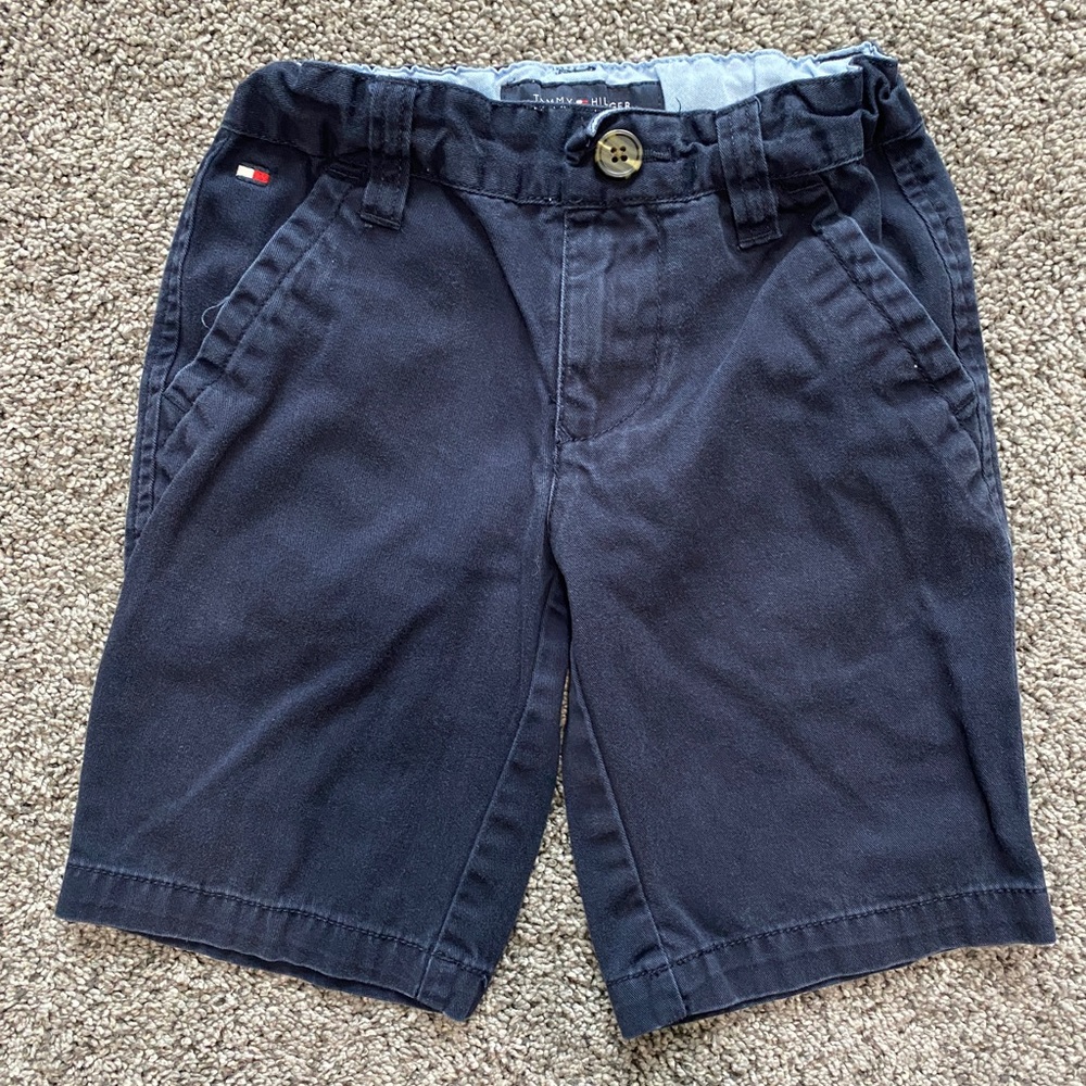 Boys Tommy Hilfiger navy blue shorts